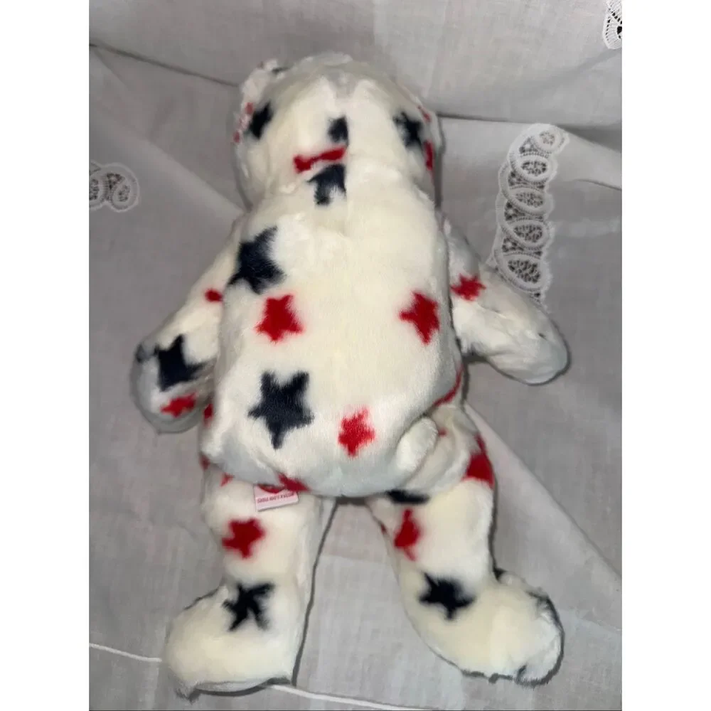 Ty Beanie Buddy Glory Bear 2001 Red White Blue Stars Flag USA Mint Tags 15” TyLO